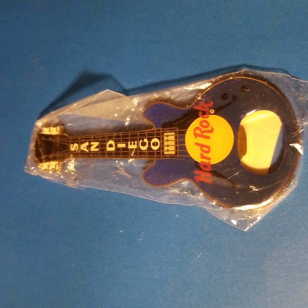Sealed San Diego Hard rock cafe  opener and magnet